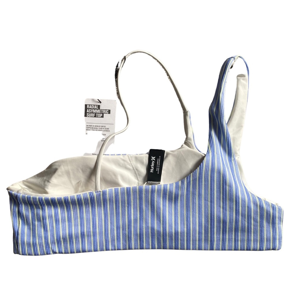 HURLEY Radial One Shoulder Bralette Bikini Top - Picture 3 of 3